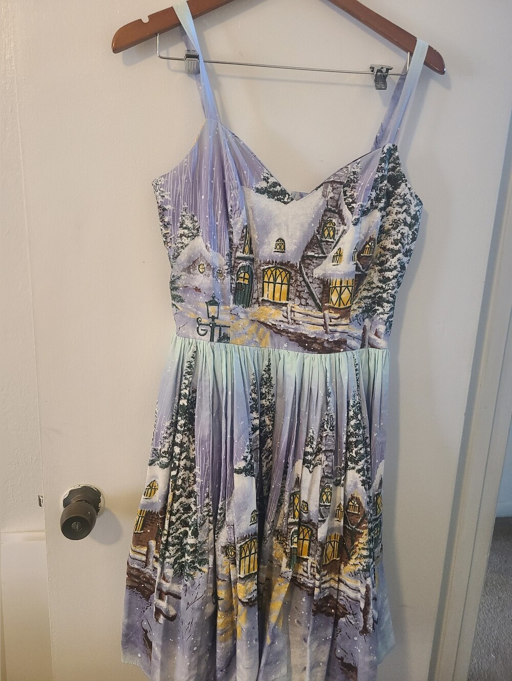 Bernie Deter Winter Wonderland Dress L